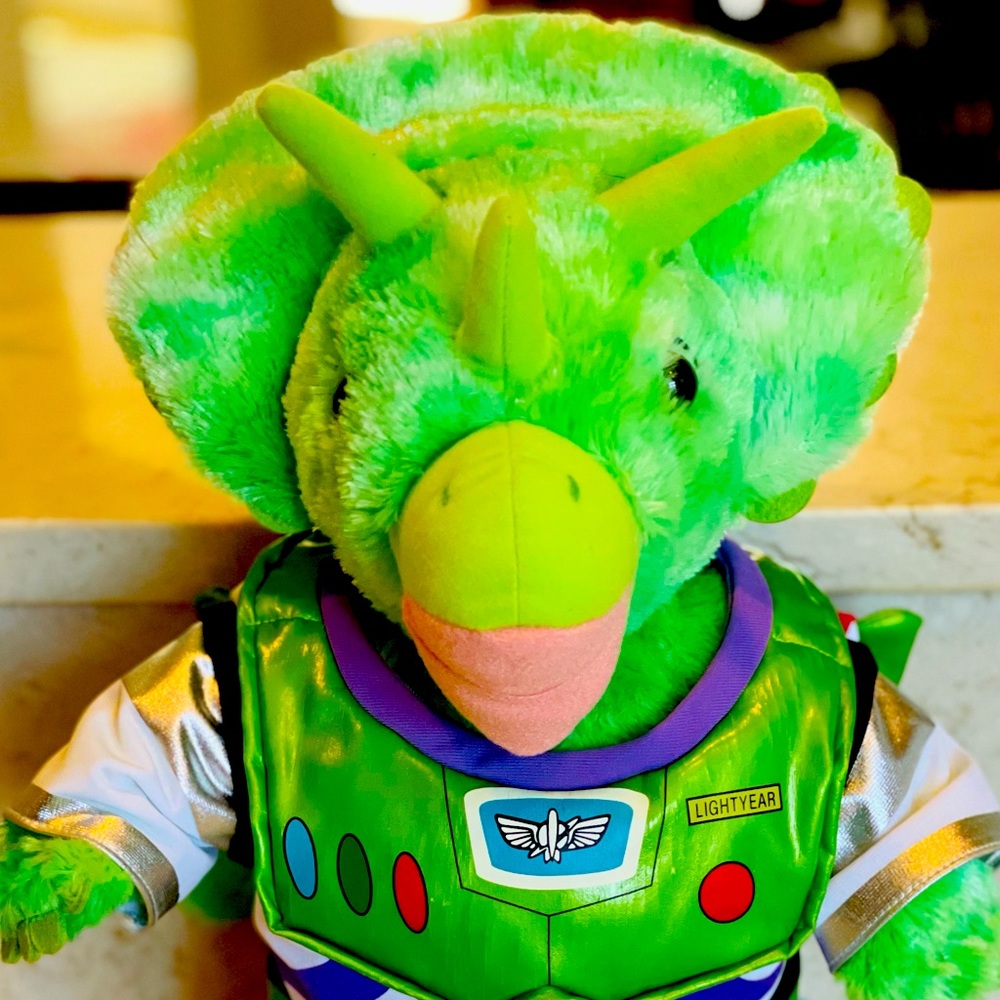 Build A Bear Retired Triceratops with Outfit
